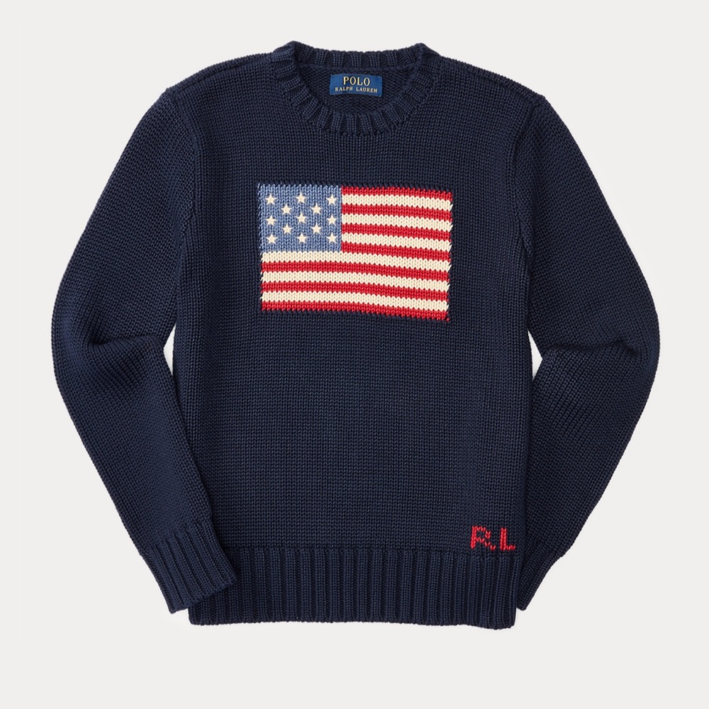 Ralph Lauren The Iconic Flag Sweater Boys XL